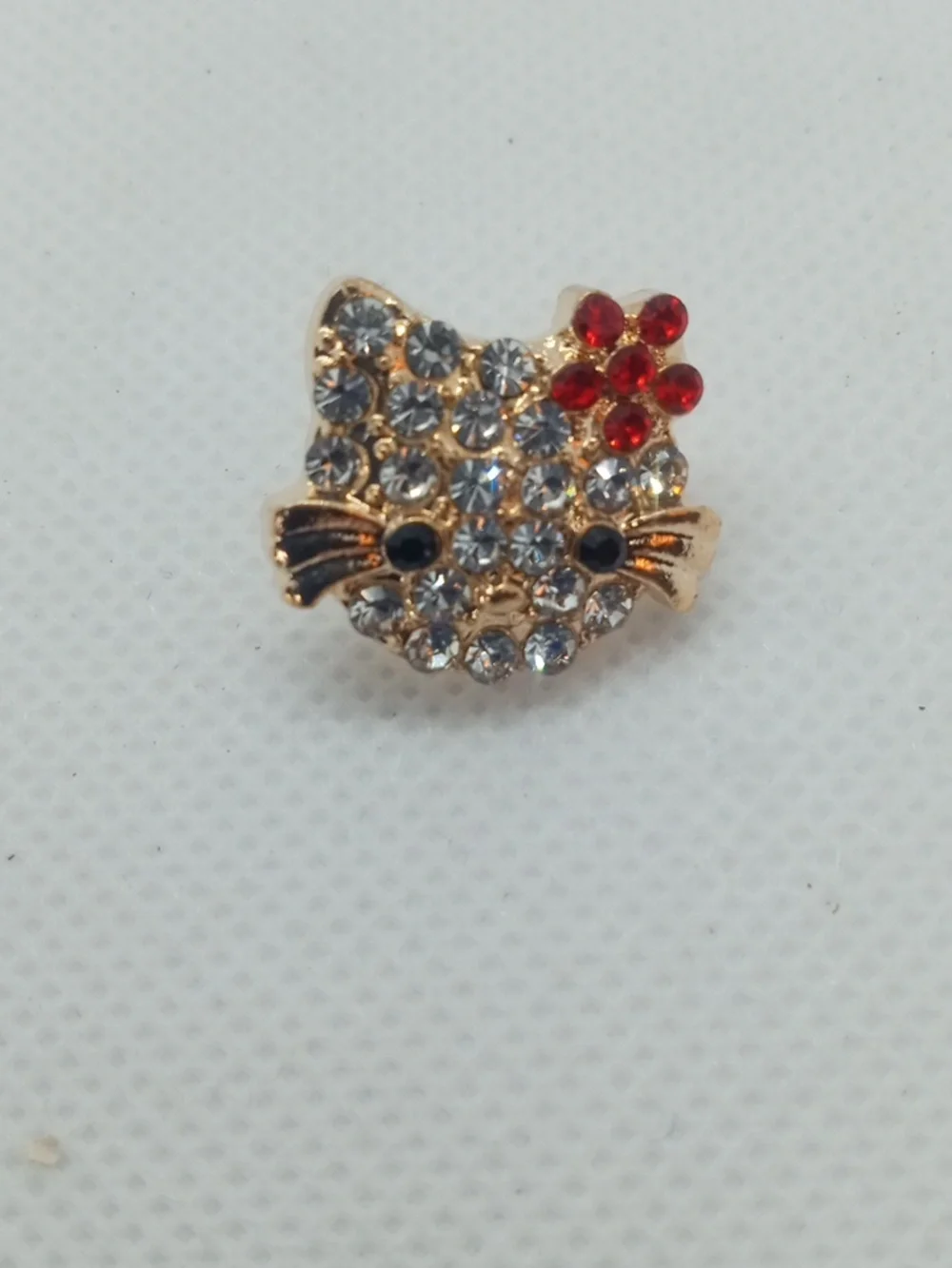 CRYSTAL KITTY EARRINGS - Picture 5 of 6